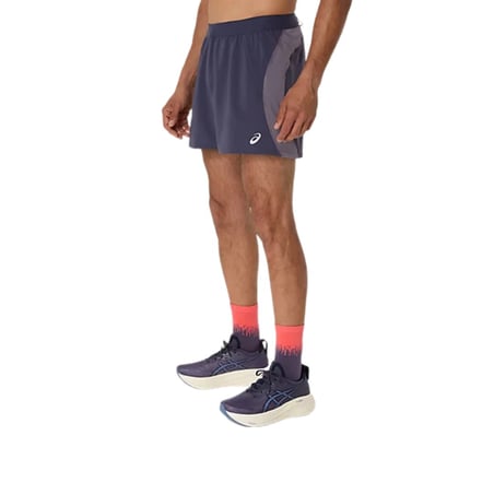 Asics Road 5in Short Blauw