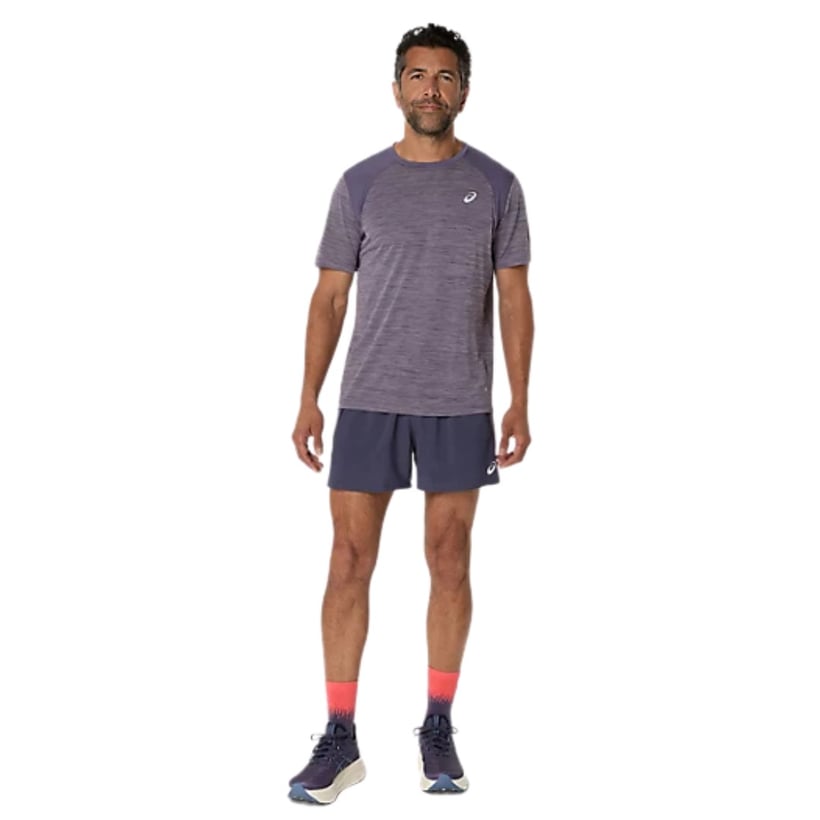 Pantaloncini Asics Road 5in Short Blu