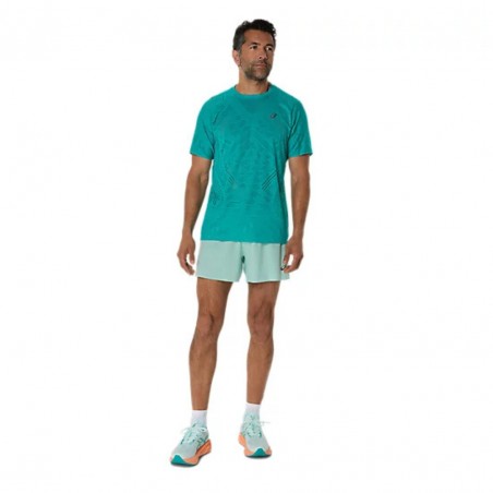 Asics Metarun 5in Short Green