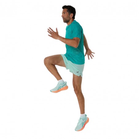 Asics Metarun 5in Short Green
