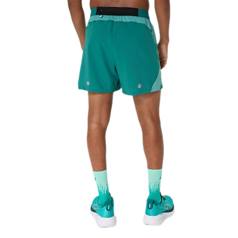 Asics Road 5in Short Green