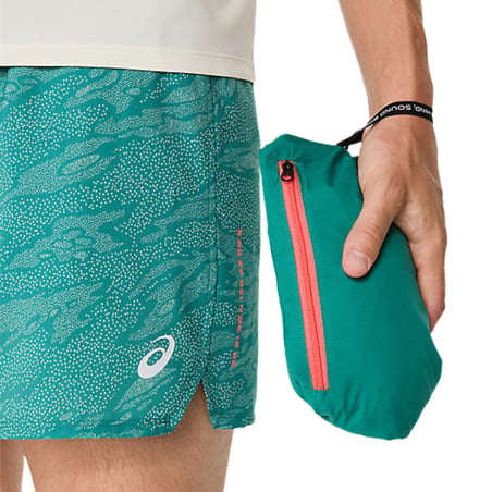 Chaqueta Asics Fujitrail Packable Verde