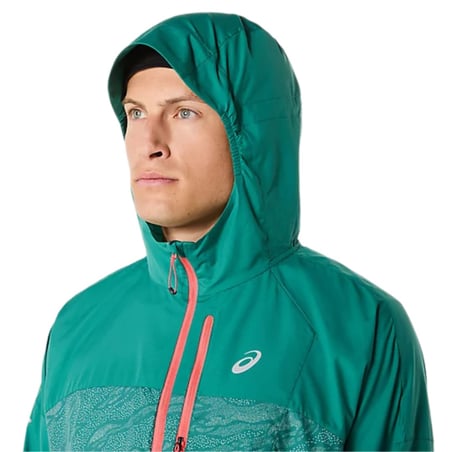 Chaqueta Asics Fujitrail Packable Verde
