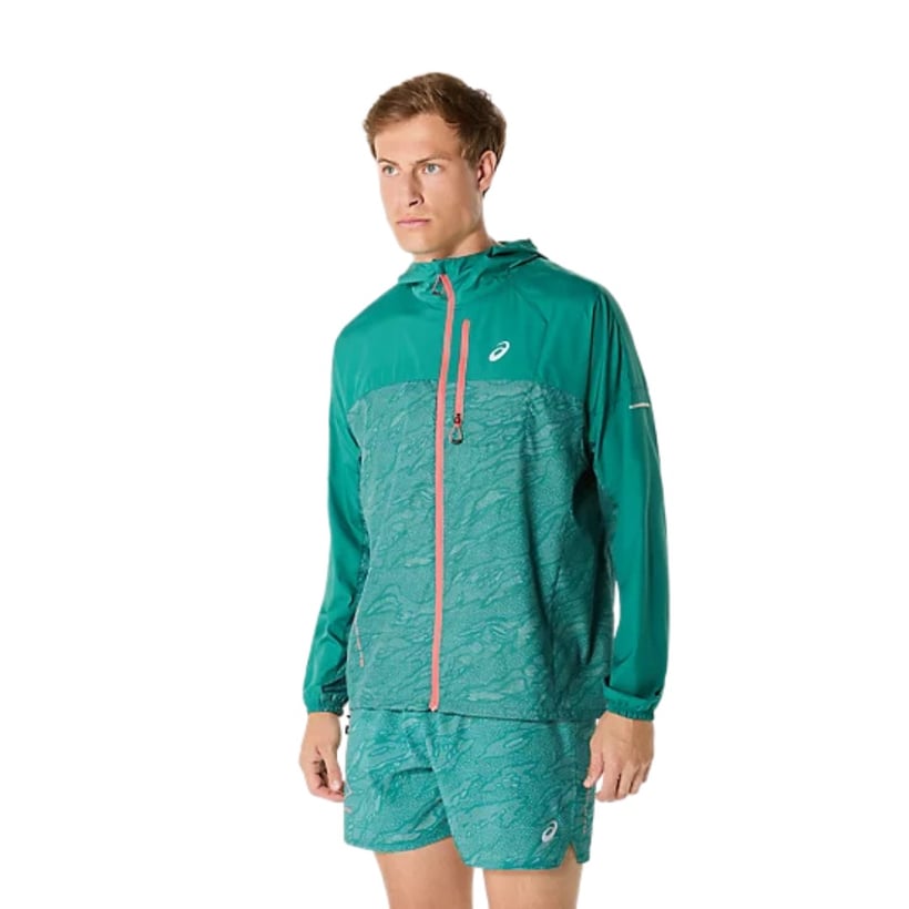 Chaqueta Asics Fujitrail Packable Verde