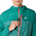 Chaqueta Asics Fujitrail Packable Verde