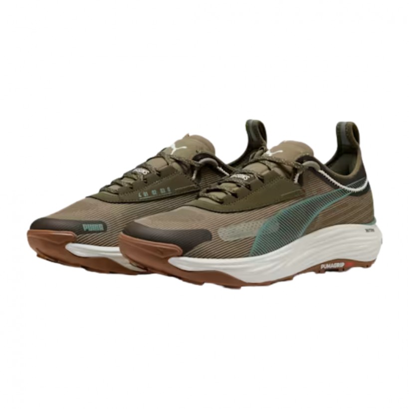 Scarpe Puma Voyage Nitro 3 Marrone Bianco SS25