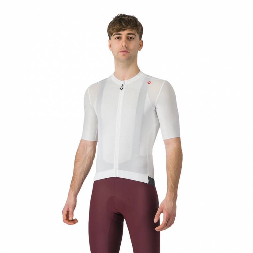 Castelli Espresso Wit Jersey