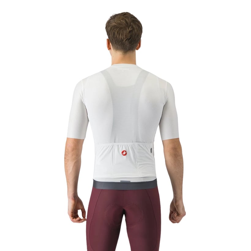 Castelli Espresso White Jersey
