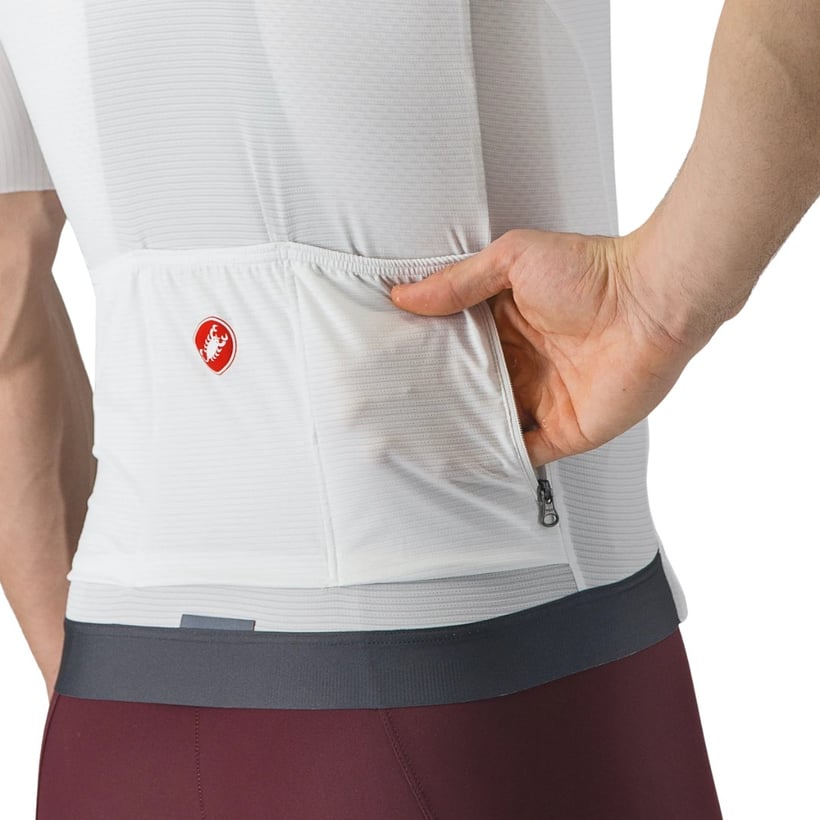 Castelli Espresso Wit Jersey