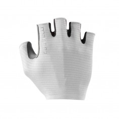 Castelli Espresso White Gloves