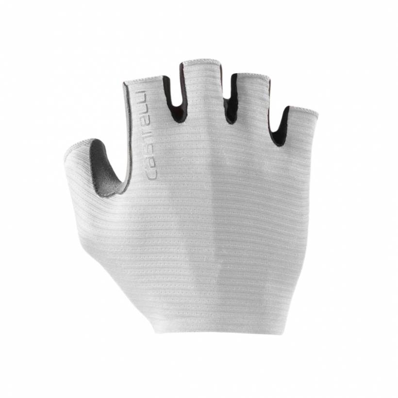 Castelli Espresso White Gloves