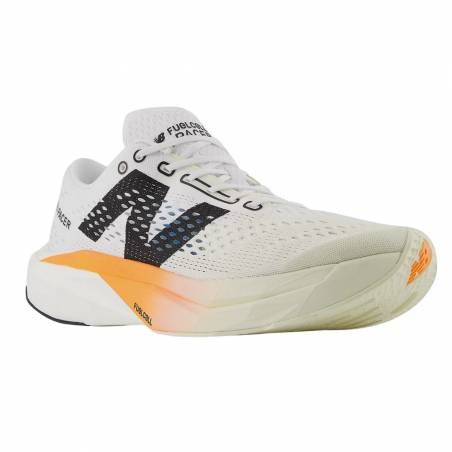 Zapatillas New Balance FuelCell SuperComp Pacer v2 Blanco Naranja SS25