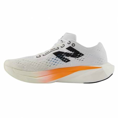 Zapatillas New Balance FuelCell SuperComp Pacer v2 Blanco Naranja SS25