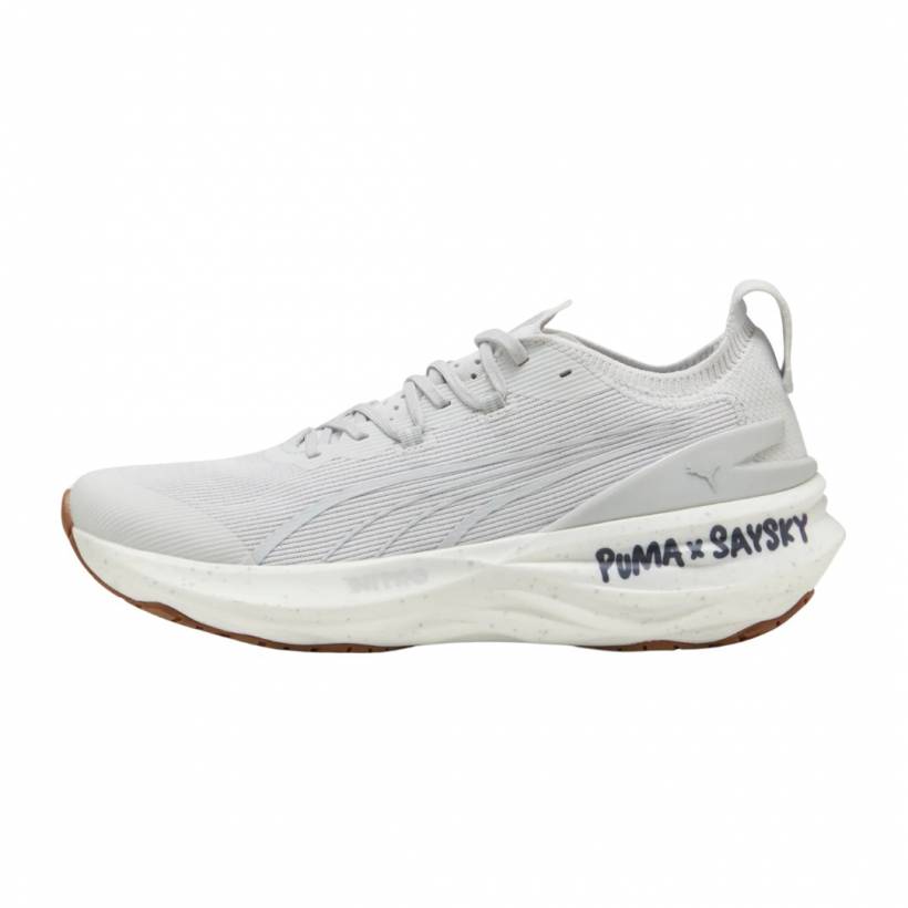 Tênis Puma x SAYSKY ForeverRun Nitro 2 Cinza Branco SS25