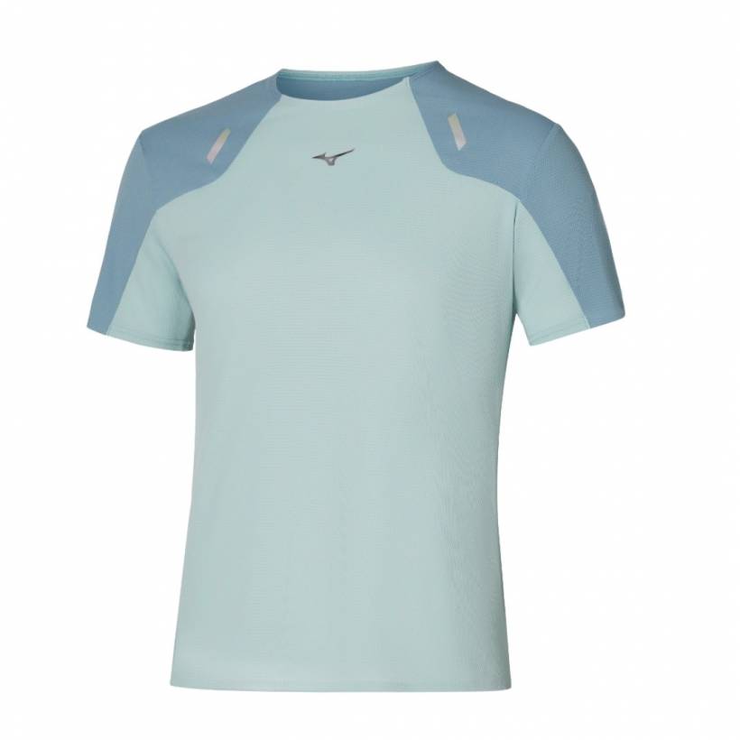 Koszulka Mizuno Tech Light Tee Niebieska