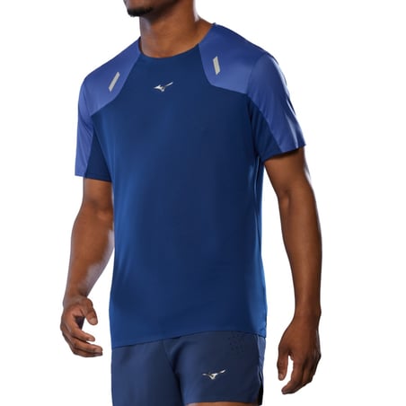 Mizuno Tech Light Blau T-Shirt