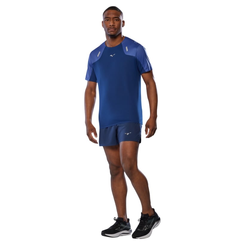 T-shirt Mizuno Tech Light Bleu