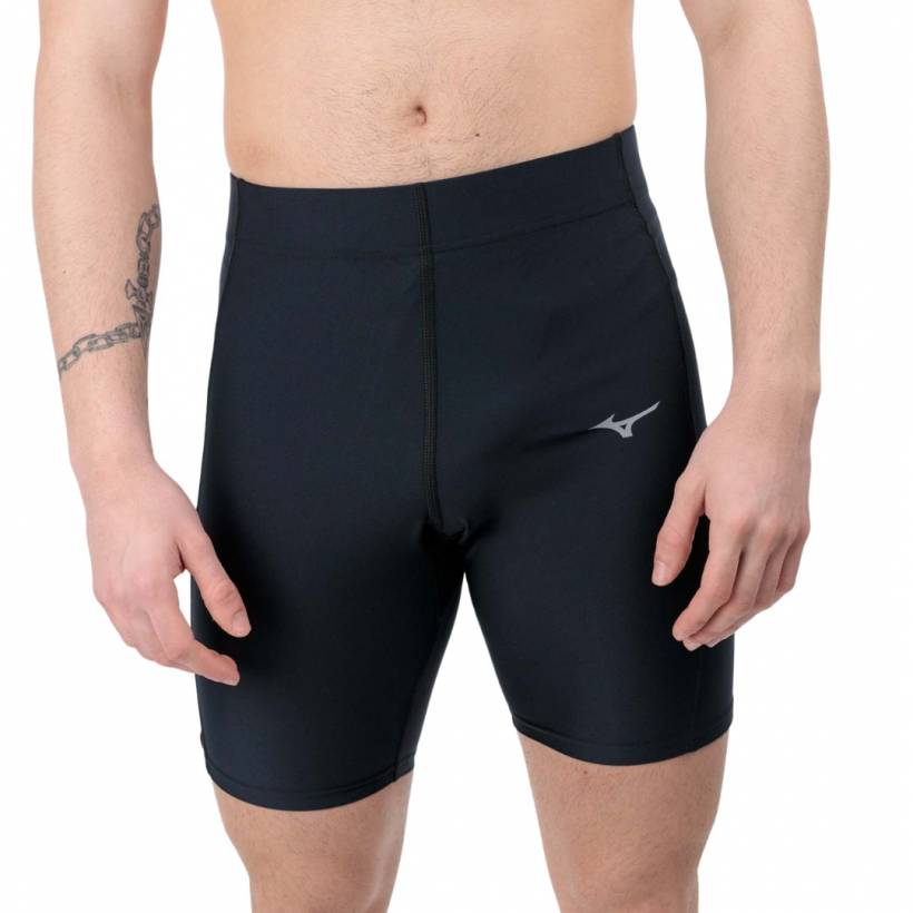 Krótkie legginsy Mizuno Impulse Core 8in czarne