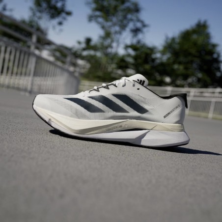 Buty Adidas Adizero Boston 12 Biało-Czarne SS25