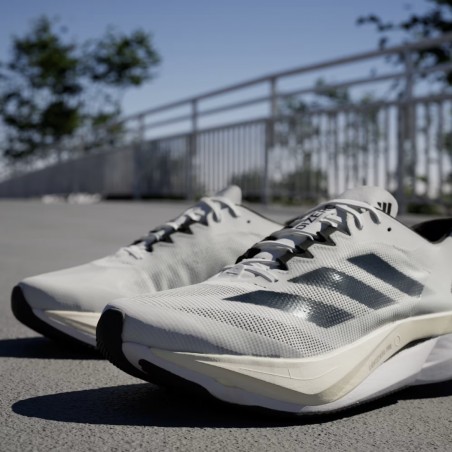 Buty Adidas Adizero Boston 12 Biało-Czarne SS25