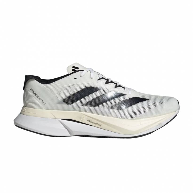 Adidas Adizero Boston 12 Wit Zwart SS25 Sneakers