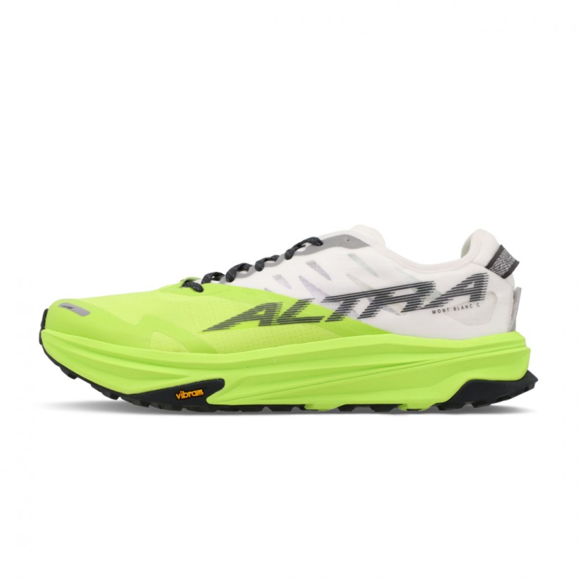Chaussures Altra Mont Blanc Carbon Blanc Vert