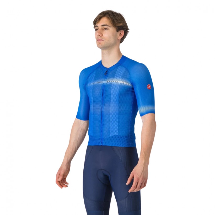 Camisa Castelli Climber's A/C Manga Curta Azul