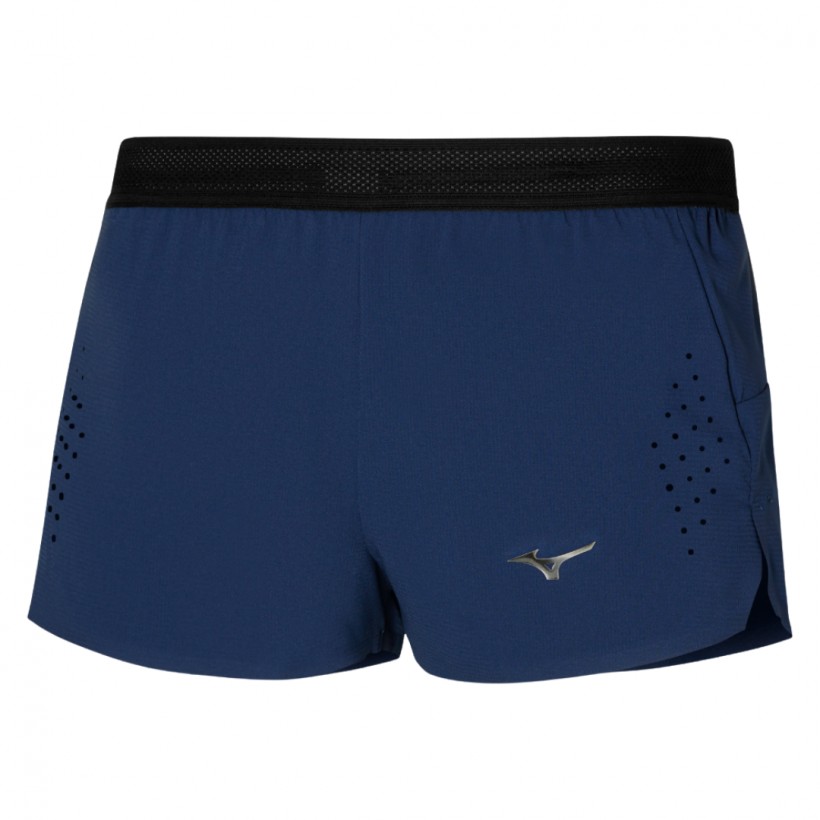 Mizuno Tech Light Split 1.5 Short Blau