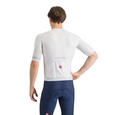 Castelli Climber's A/C Korte Mouw Jersey Wit Grijs 2