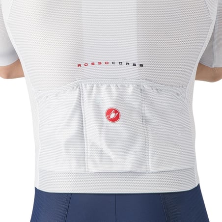 Maillot Castelli Climber's A/C Manga Corta Blanco Gris