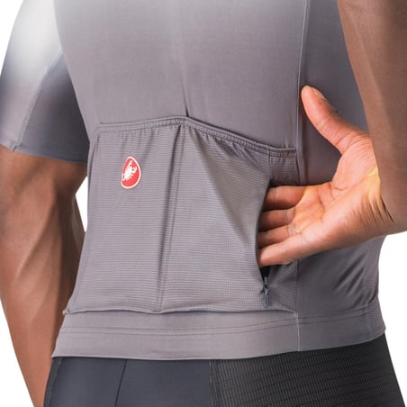 Castelli UPF Korte Mouw Jersey Grijs