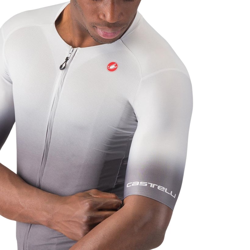 Castelli UPF Kurzarmtrikot Grau