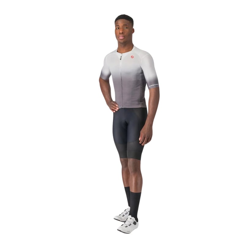 Maillot Castelli UPF Manches Courtes Gris