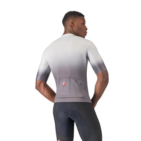Maillot Castelli UPF Manga Curta Cinza