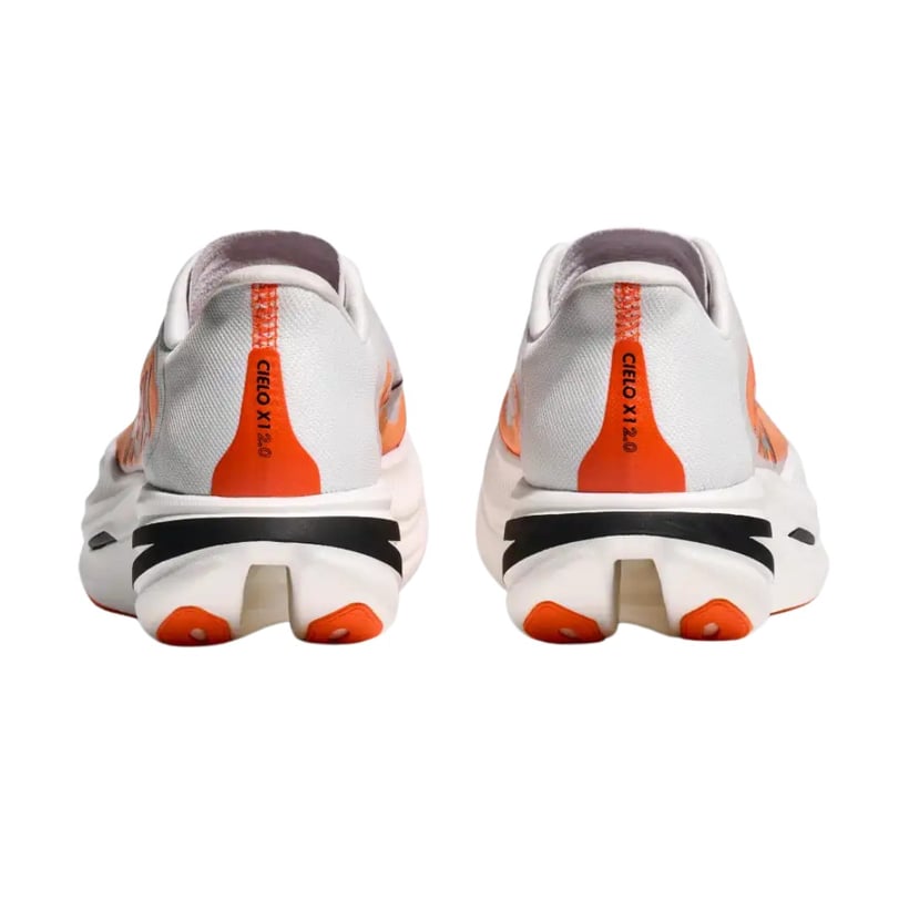 Hoka Cielo X1 2.0 Weiß Orange SS25 Unisex Schuhe