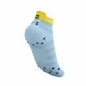 Compressport Pro Racing v4.0 Ultralight Low Running Socks Blauw Geel