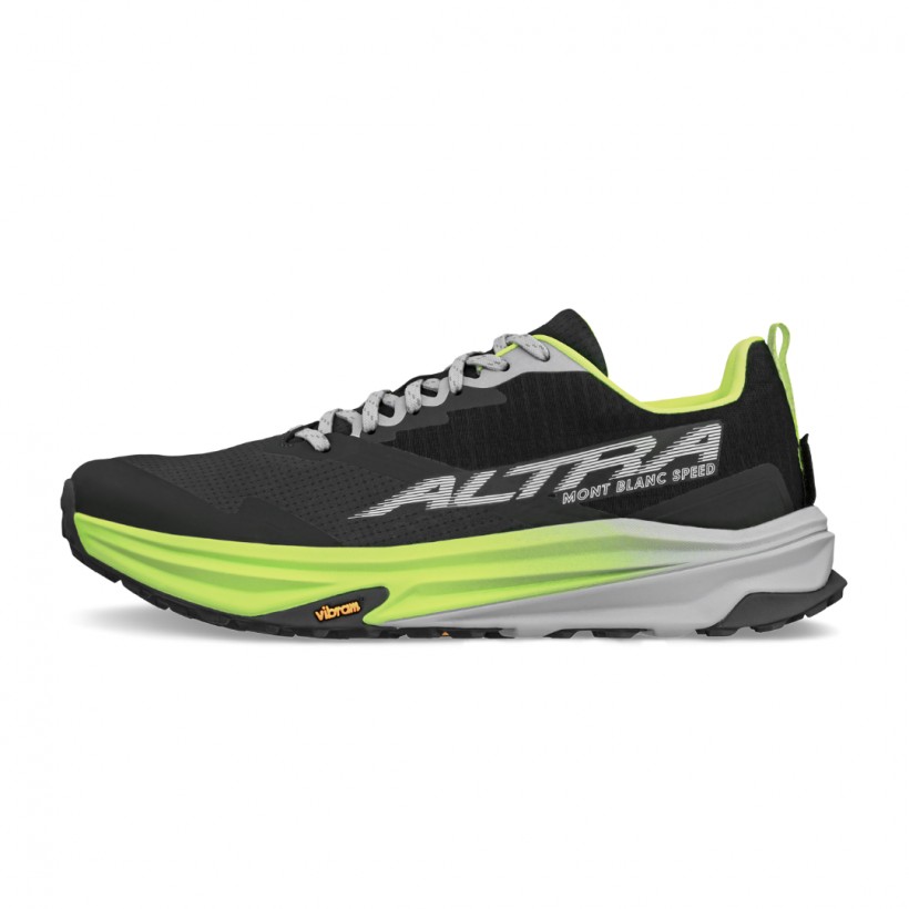 Chaussures Altra Mont Blanc Speed Noir Vert SS25