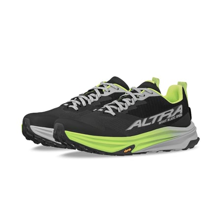 Zapatillas Altra Mont Blanc Speed Negro Verde SS25