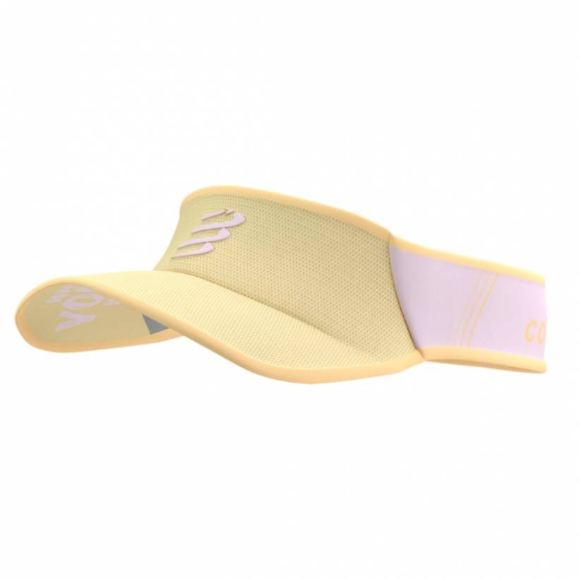 Visier Compressport Ultralight Gelb Rosa