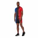 Mizuno DryAeroFlow Graphic Tee ONI Korte Mouw Blauw Rood