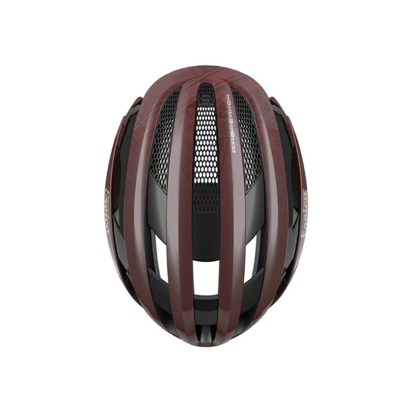 Casco Abus AirBreaker x Eroica Rojo Negro