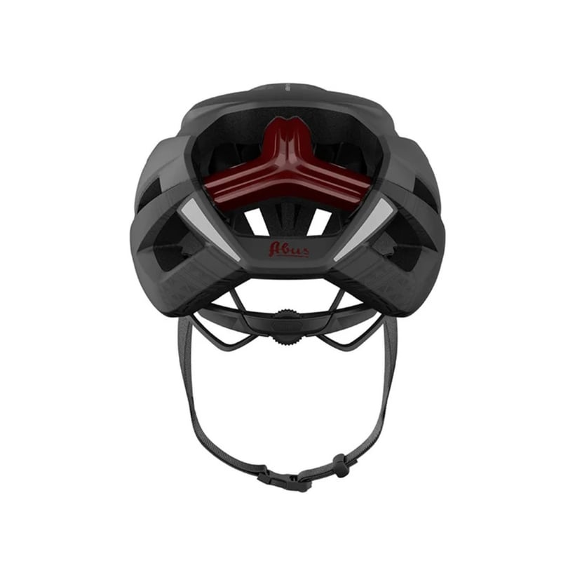 Capacete Abus Stormchaser x Eroica Preto Vermelho