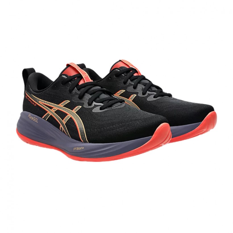 Zapatillas Asics Gel-Cumulus 27 Negro Morado SS25