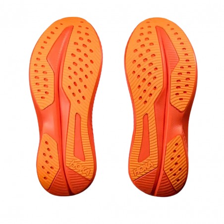 Hoka Mach 6 White Orange Shoe