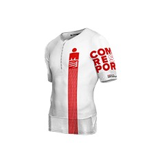 Macacão tri-terno branco Ironman TR3 Aero Compressport