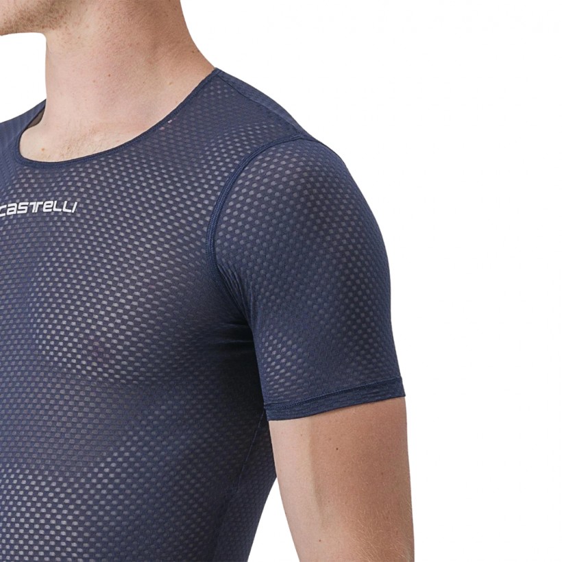 Unterhemd Castelli Pro Mesh 2.0 Kurzarm Blau