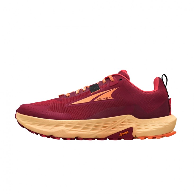 Zapatillas Altra Timp 5 Rojo Naranja  Mujer