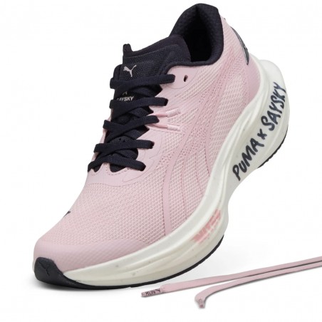 Puma x SAYSKY Deviate Nitro 3 Schuhe Rosa Schwarz SS25 Damen