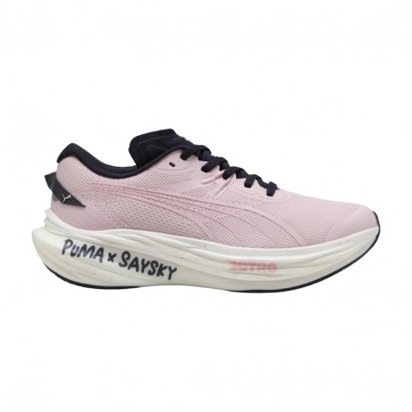 Puma x SAYSKY Deviate Nitro 3 Schuhe Rosa Schwarz SS25 Damen