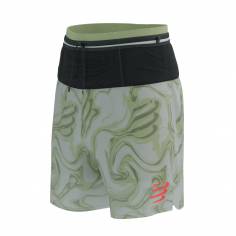 Pantaloncino Compressport Trail Racing 2-In-1 Verde